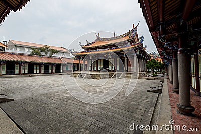 Dalongdong Baoan Temple, Taipei, Taiwan Editorial Stock Photo