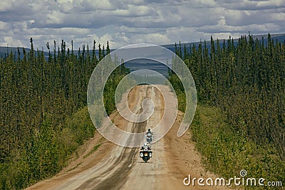The Dalton Highway, Alaska, USA Editorial Stock Photo