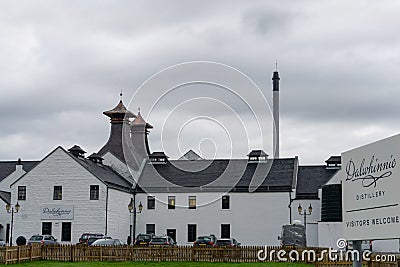 The Dalwhinnie distillery in Scotland Editorial Stock Photo