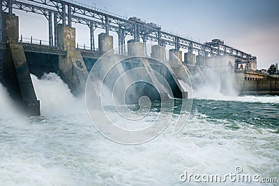 Dam Stock Photo