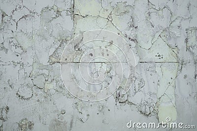 Damaged wall insulation Stock Photo