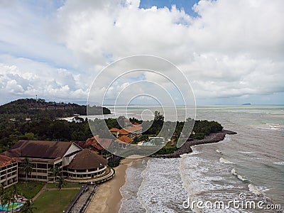 Damai Beach Resort Stock Photo