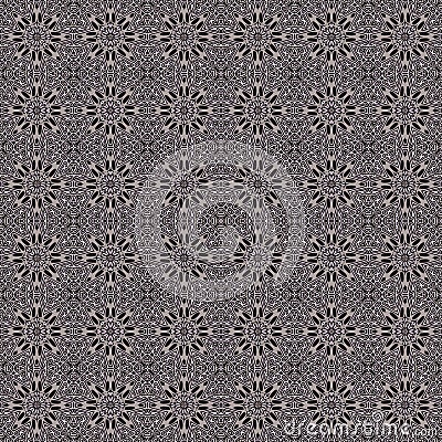 Damask brown grey vintage floral background Elegant ethnic mandala art textile in pastel colors. Indian tribal festive geometric Stock Photo