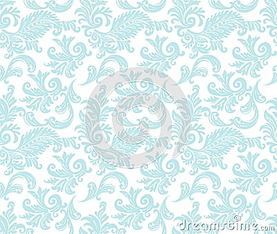 Damask pattern Vector Illustration