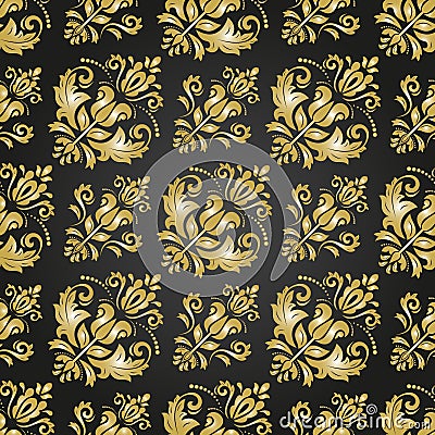 Damask Seamless Vector Background Vector Illustration