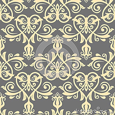 Damask Seamless Vector Background Vector Illustration