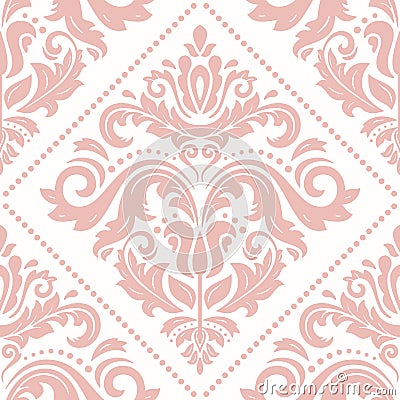 Damask Seamless Vector Background Vector Illustration