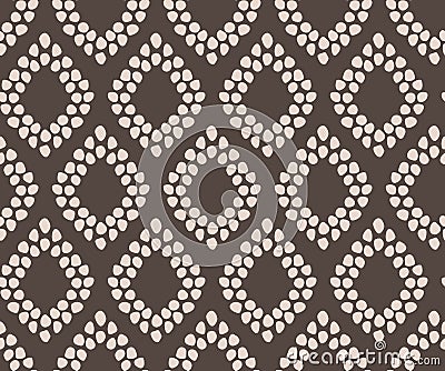 Damask vector pattern simple seamless geometric elegant Stock Photo