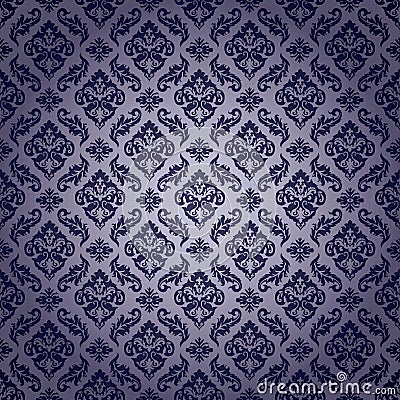 Damask wallpaper Vector Illustration