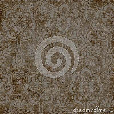 Damask Wallpaper Stock Photo