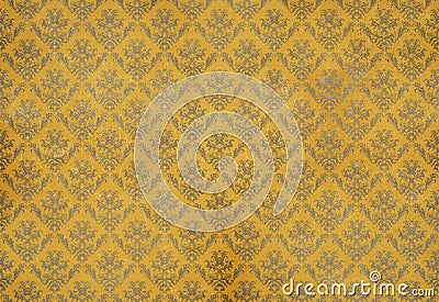 Damask Wallpaper Stock Photo