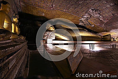 Dambulla - Cave temple - Sri Lanka Stock Photo