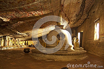 Dambulla Cave Temple - Sri Lanka Stock Photo