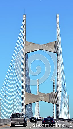 Dames Point Bridge Stock Photo