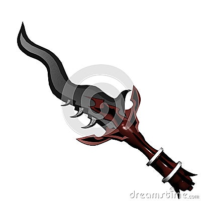 Damnatium dagger Cartoon Illustration