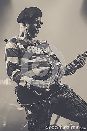 The Damned, Captain Sensible live concert Editorial Stock Photo