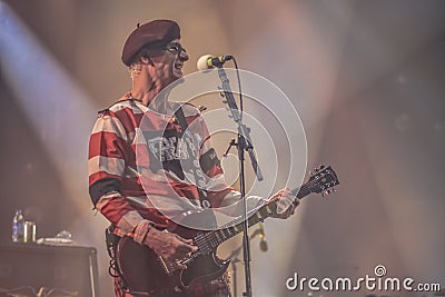 The Damned, Captain Sensible live in concert 2017 Editorial Stock Photo