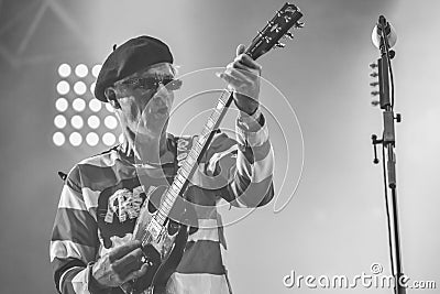 The Damned, Captain Sensible live concert Hellfest 2017 Editorial Stock Photo