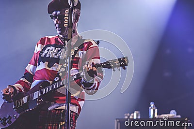 The Damned, Captain Sensible live concert Editorial Stock Photo