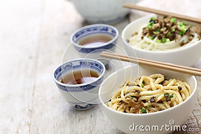 Dan dan noodles, chinese sichuan cuisine Stock Photo