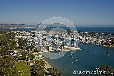 Dana Point Yacht Harbor Stock Photo