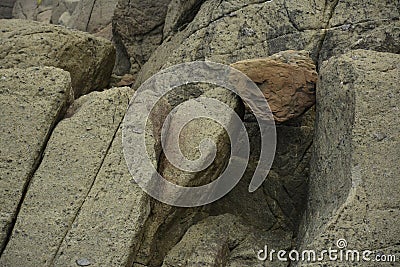 Danao beach resort rock formation Stock Photo