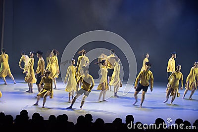 Dream pursuit 9-Modern dance Editorial Stock Photo