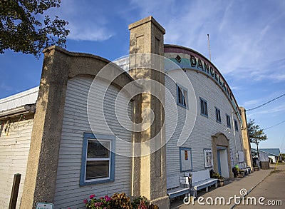 Dance Hall Saskatchewan Editorial Stock Photo