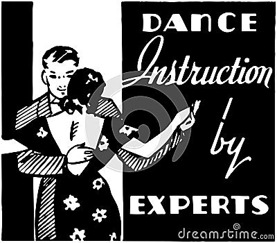 Dance Instruction Vector Illustration