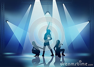 Dance Party Vector Illustration