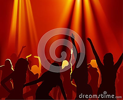 Dance Party Vector Illustration