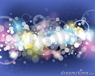 Dance Party Background Vector Illustration