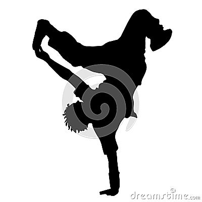 Dance. Street dance Vector Illustration