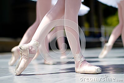 Dance warmup Stock Photo