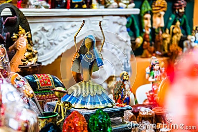 Dancer decoration item in Little India, Singapore Stock Photo