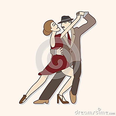 Dancer theme elements vector,eps Vector Illustration