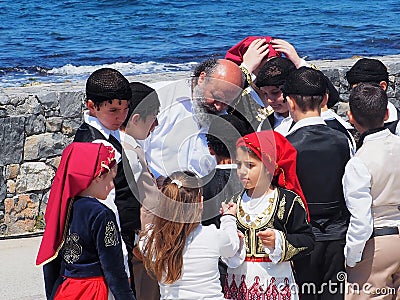 Dancers At Easter Celebration Heraklion Crete Greece Editorial Stock Photo