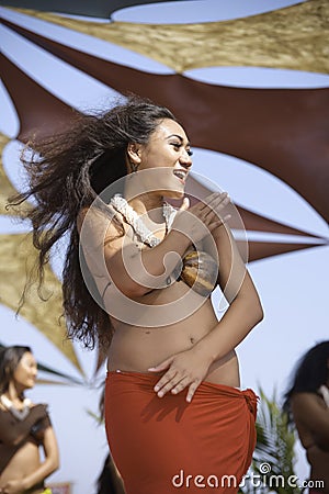 Dances of the South Pacific Islands Editorial Stock Photo