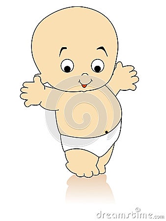 Dancing Baby Royalty Free Stock Images - Image: 5453729