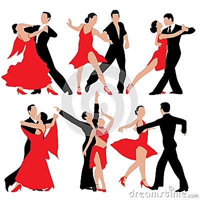 Dance stock vector. Illustration of party, pretty, beautiful - 3950122