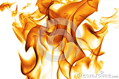 Dancing flames Stock Photo