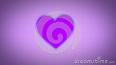 Dancing Heart Valentines Background, seamless looking background. Stock Photo