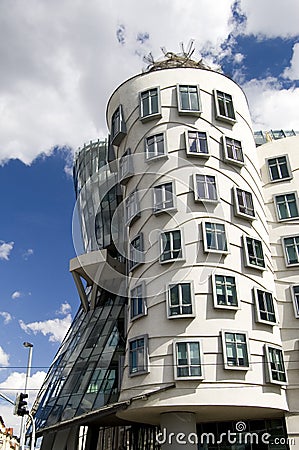 Dancing House Editorial Stock Photo