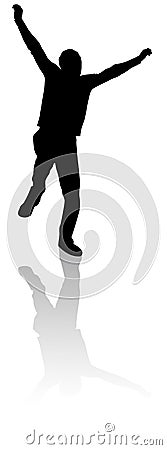 Dancing man Vector Illustration