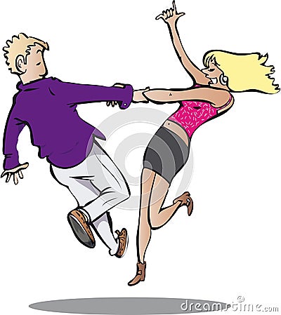 Dancing Vector Illustration