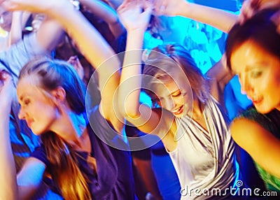 Dancing the night away Stock Photo