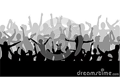 Dancing people Vector Illustration