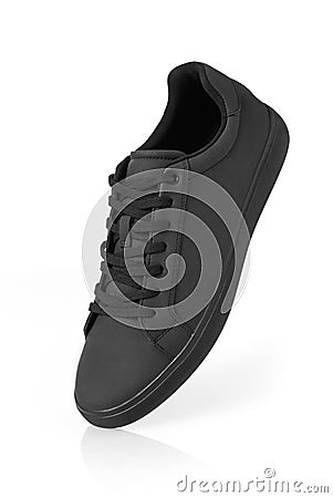 Dancing shoe on white Stock Photo