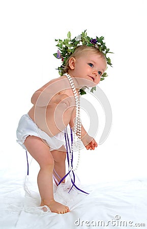 Dancing Toddler Stock Photo