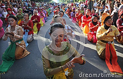 Dancing traditional dances Editorial Stock Photo